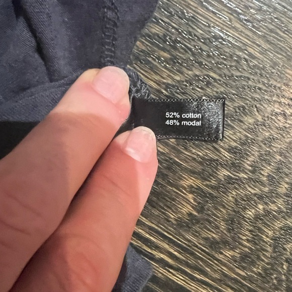 The Limited Women’s Scoop Neck Short Sleeved Tee with Ruching on Sleeves - Picture 3 of 4